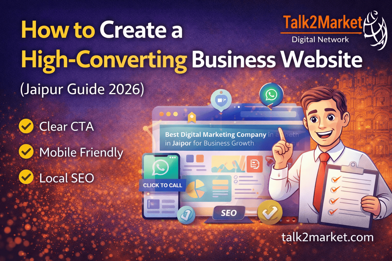 How to Create a High-Converting Business Website (Jaipur Guide 2026)